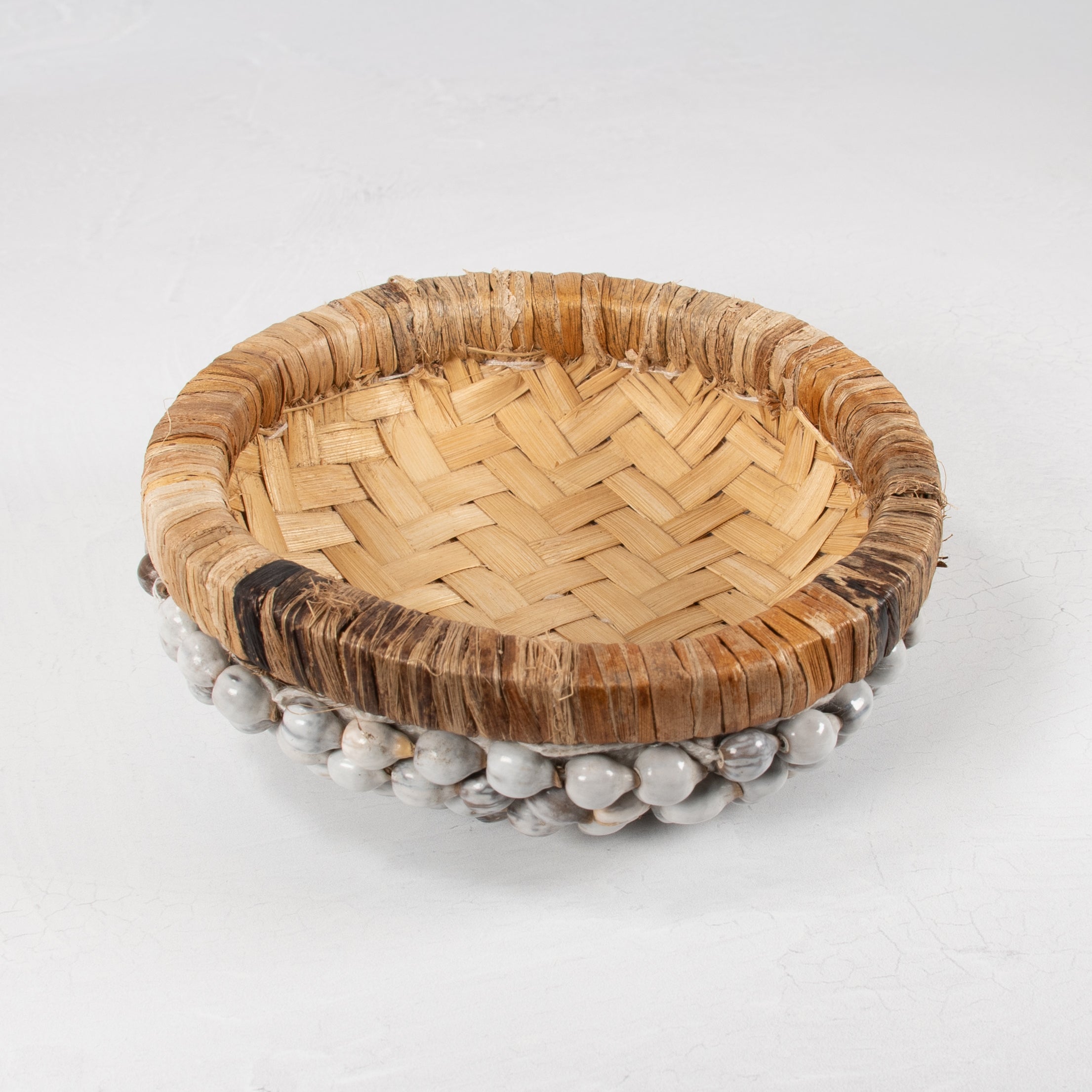 Handwoven Seed Bead Basket - Extra Small