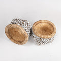Handwoven Seed Bead Basket - Small Square