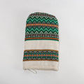 Embroidered Oven Mitt - Green