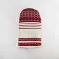 Embroidered Oven Mitt - Red