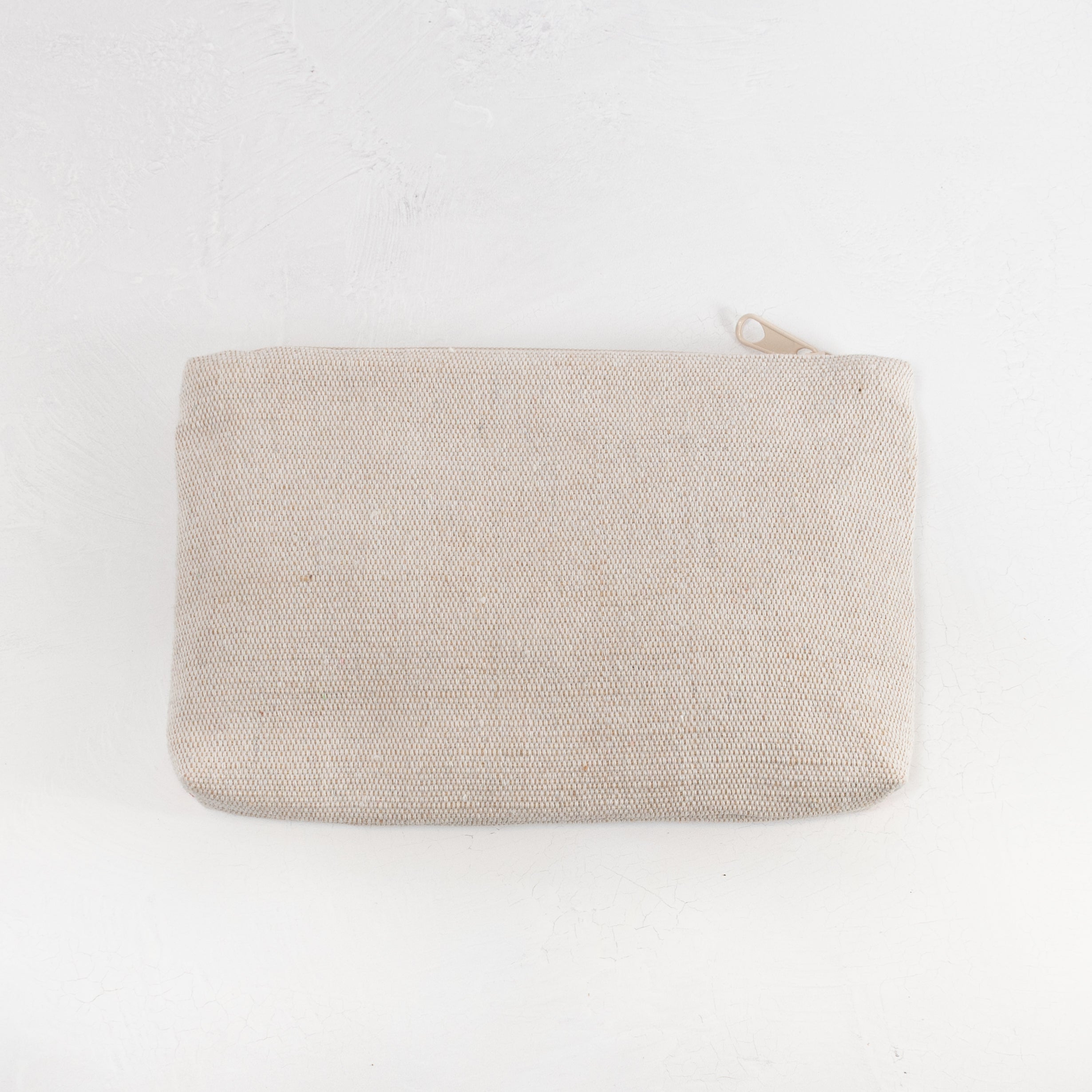 Embroidered Zip Pouch