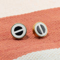 Black & White Stud Earrings