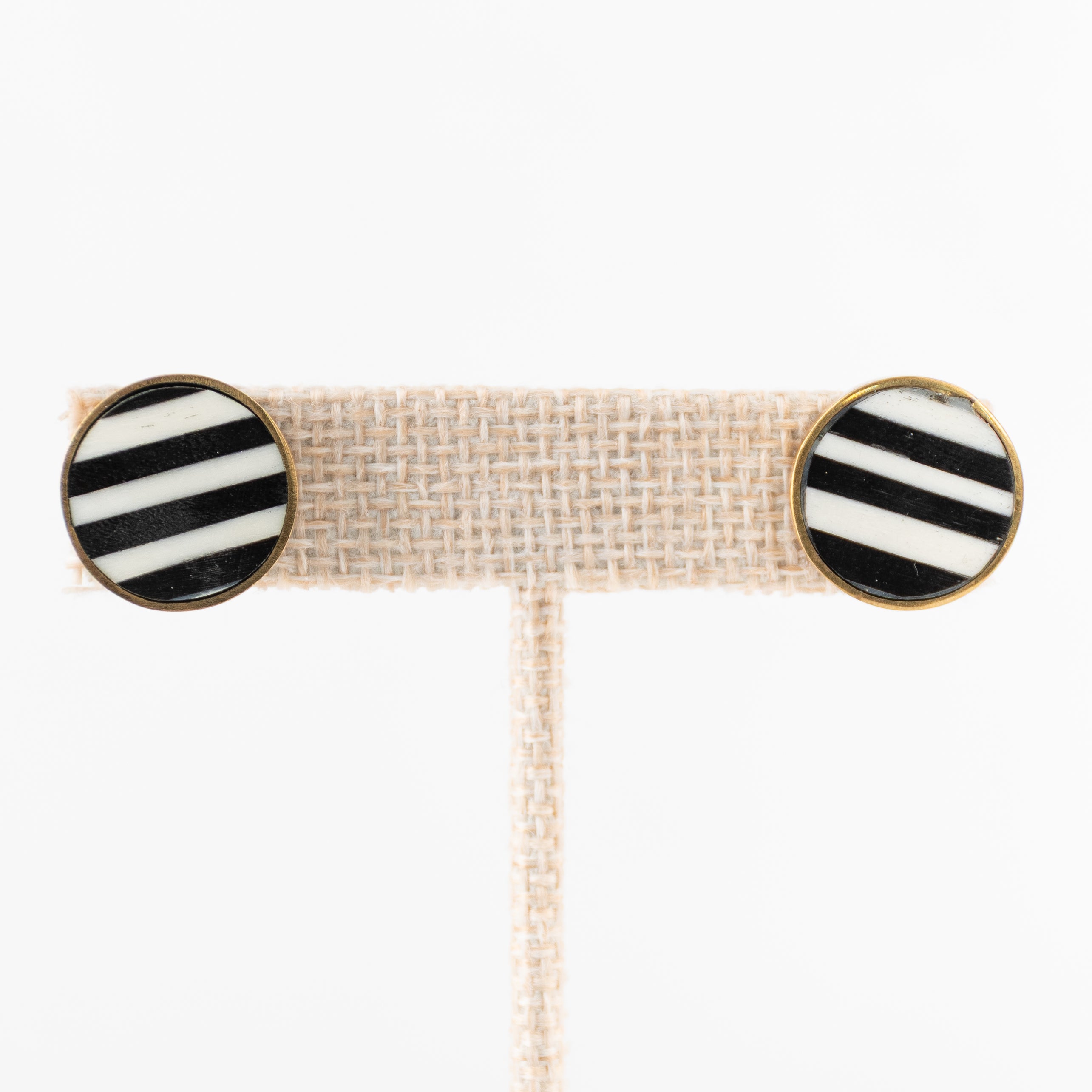 Black & White Stud Earrings
