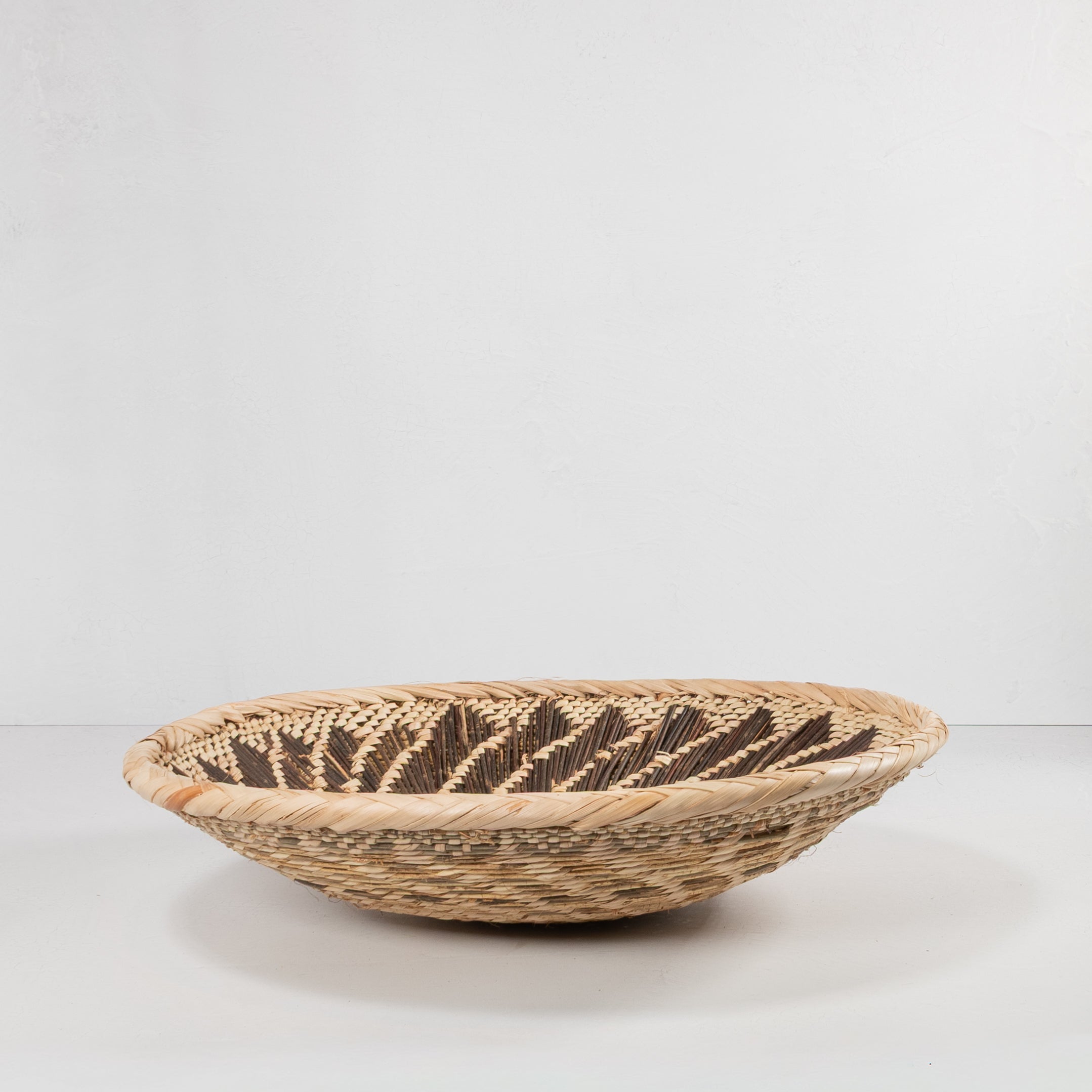 Handwoven Wall Basket - Spiral