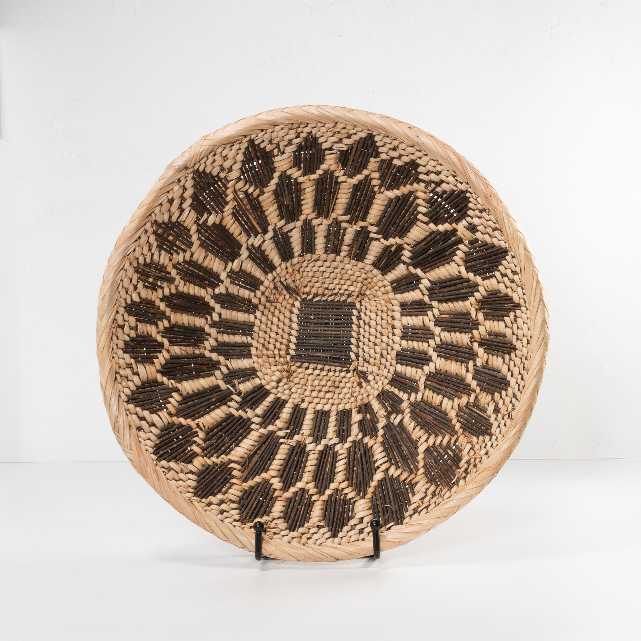 Handwoven Wall Basket - Radiating Sunburst