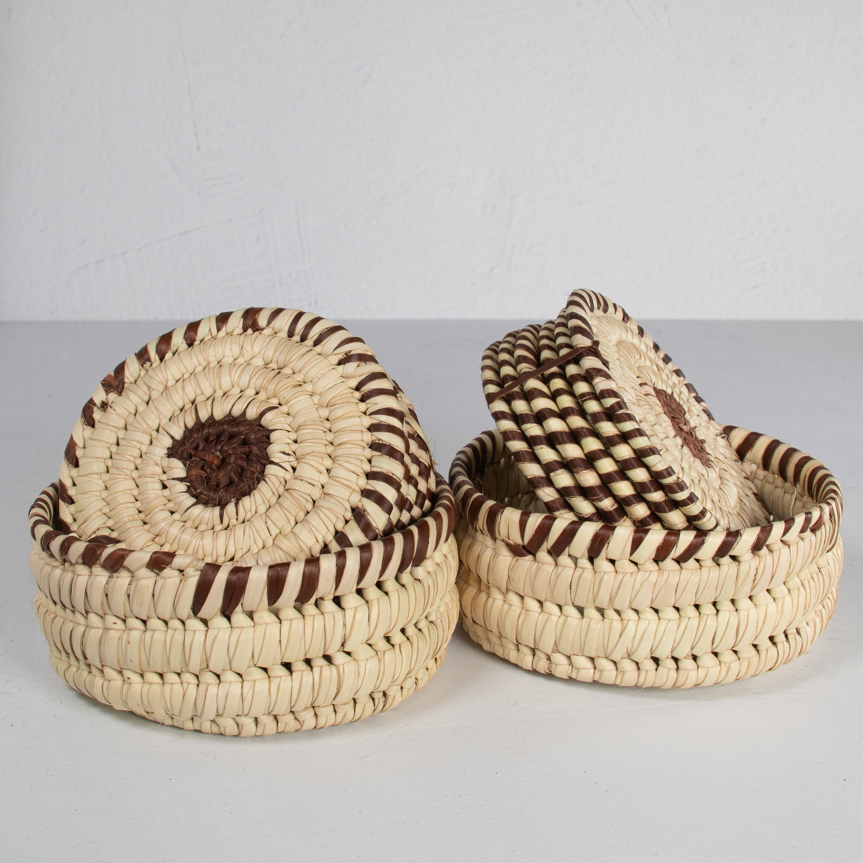 Lodwar Woven Coaster Set - Natural & Brown
