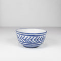 Blue Petal Ceramic Bowl