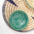 Small Catchall Dish - Green Linework