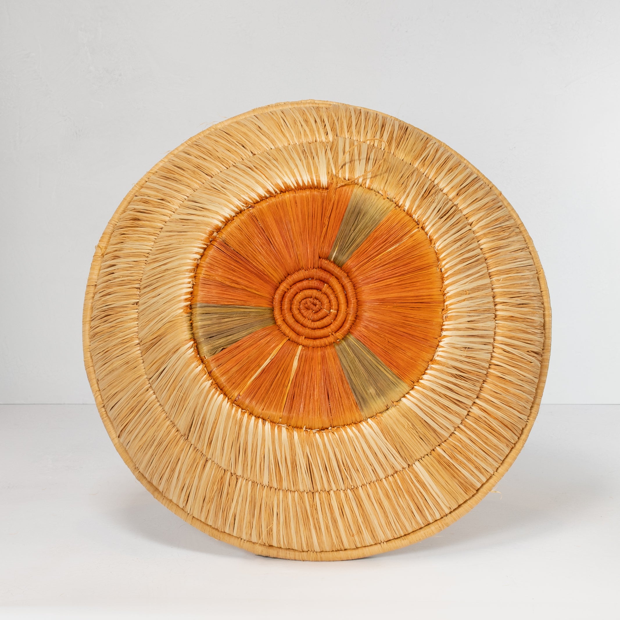 Handwoven Sunburst Center Basket