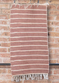 100% Cotton Handloomed Small Rug - Rose