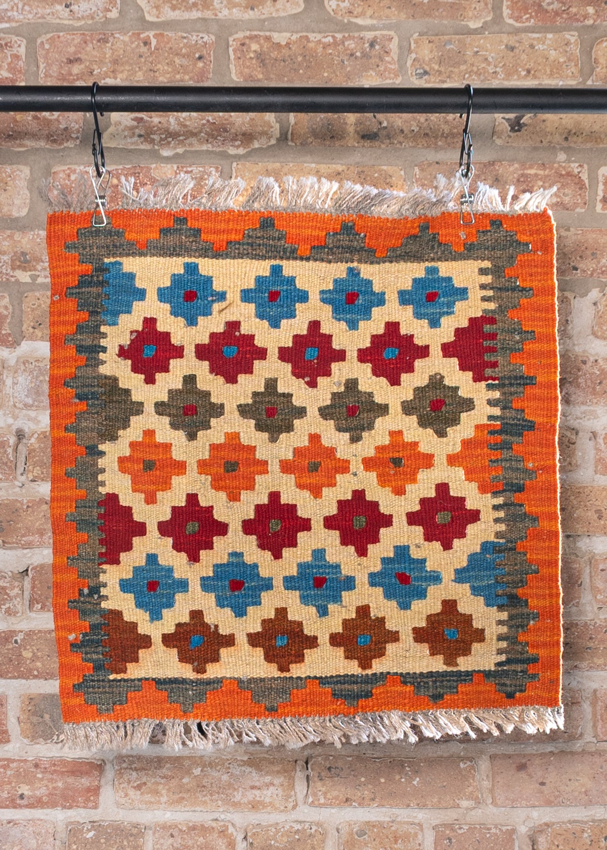 Afghan Kilim Colorful Wall Hanging – Mission Market by Concern