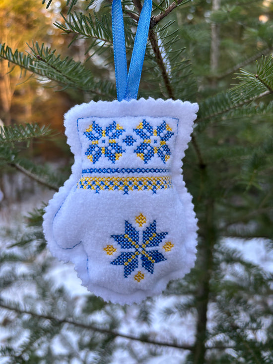 The Blue & Yellow Mitten